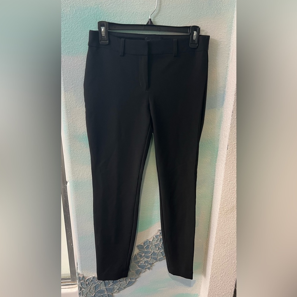 Express Extreme Skinny Mid Rise Black Trousers